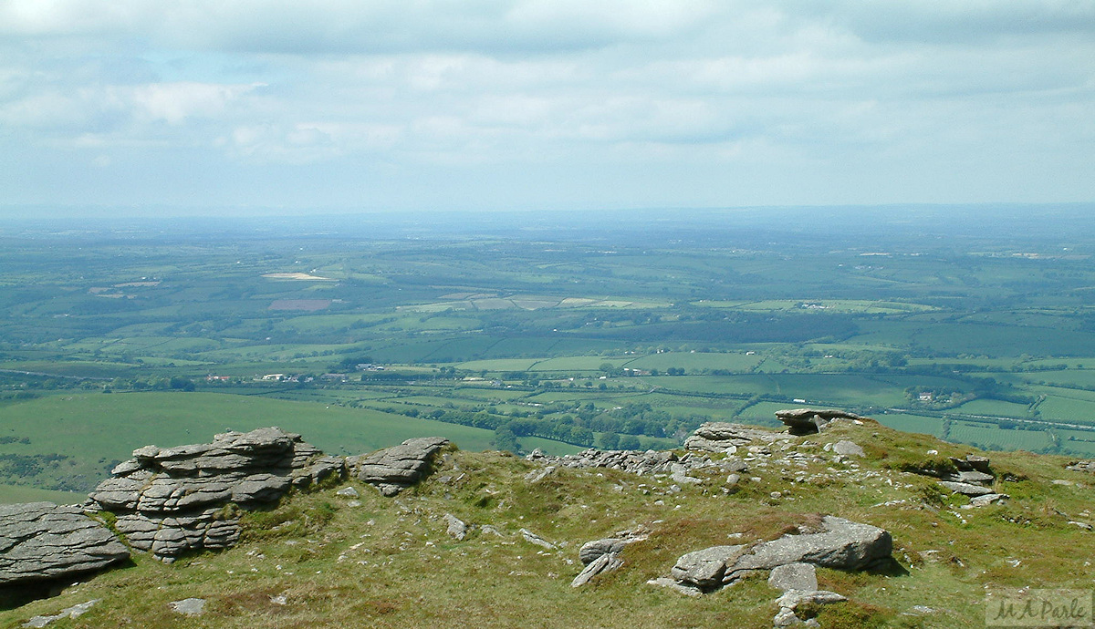 View north from Yes Tor